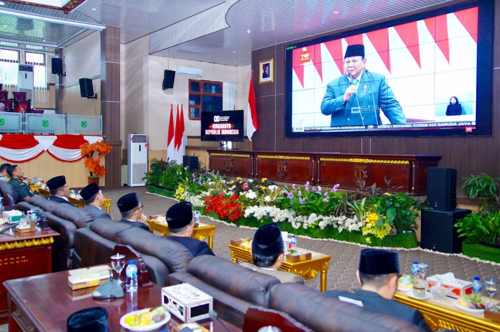 Bupati Muba Hadiri Sidang Paripurna Istimewa DPRD: Dengarkan Pidato Kenegaraan Presiden Prabowo Jelang HUT RI ke-80