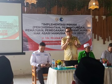 H SN Prana Putra Sohe Gelar Sosialisasi P5HAM di Musirawas