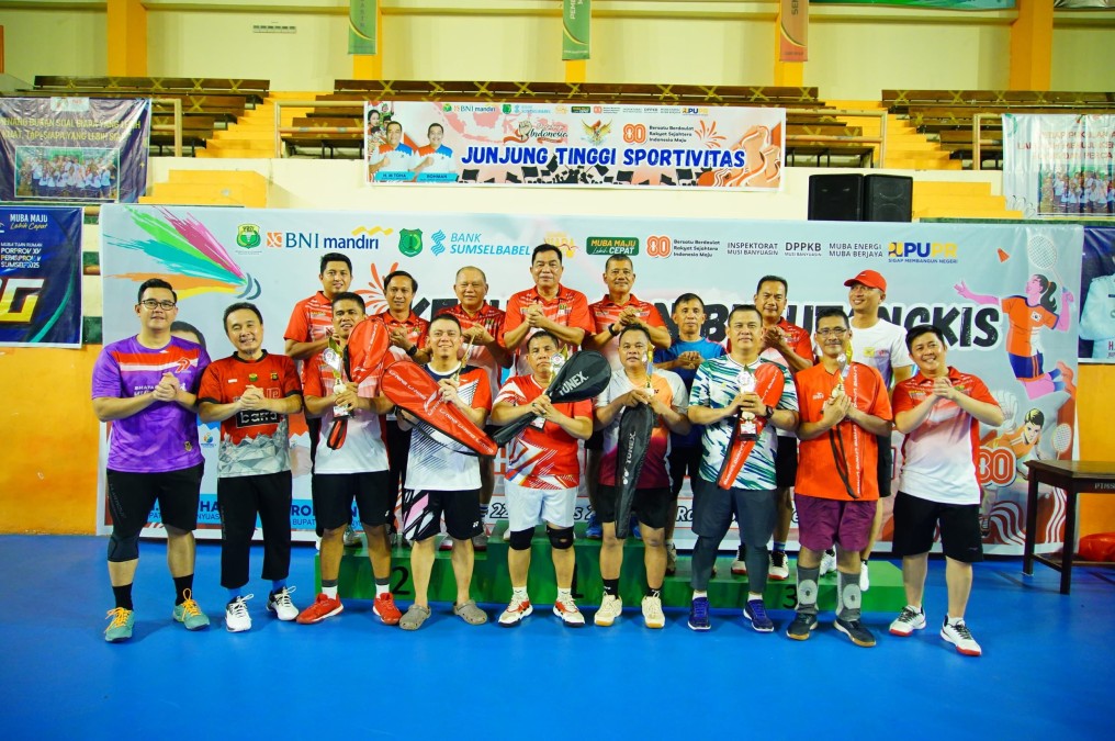 Turnamen Bulu Tangkis Antar Instansi Muba Sukses Perkuat Sinergi dan Sportivitas