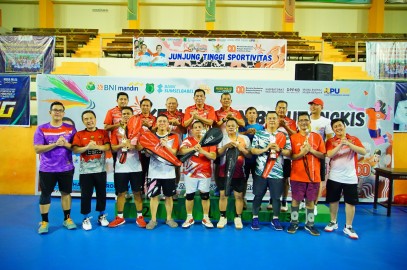 Turnamen Bulu Tangkis Antar Instansi Muba Sukses Perkuat Sinergi dan Sportivitas