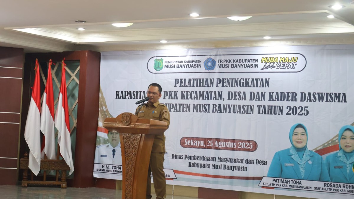 Asisten I Setda Muba : PKK Garda Terdepan Wujudkan Muba Maju Lebih Cepat