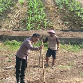 Polres Lubuk Linggau Dorong Ketahanan Pangan Lewat Lahan P2L