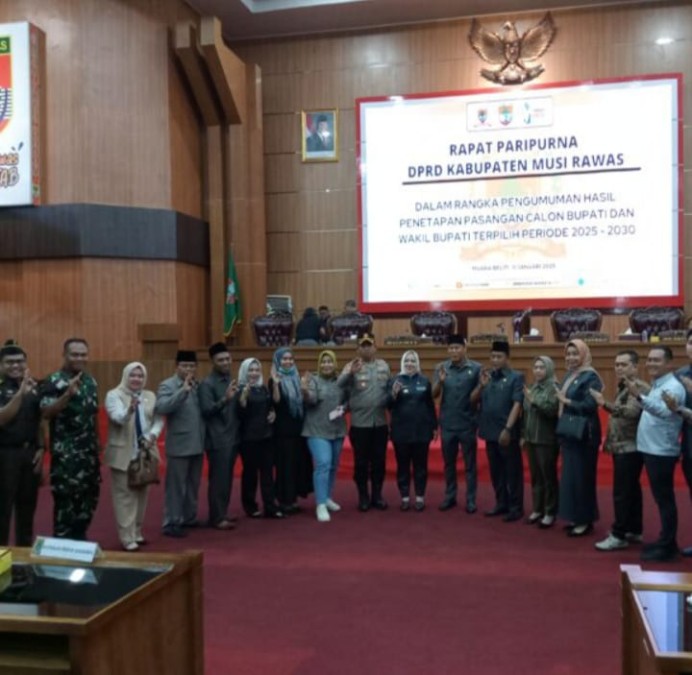 DPRD Musi Rawas Setujui Raperda Pertanggungjawaban Pelaksanaan APBD 2024 Jadi Perda