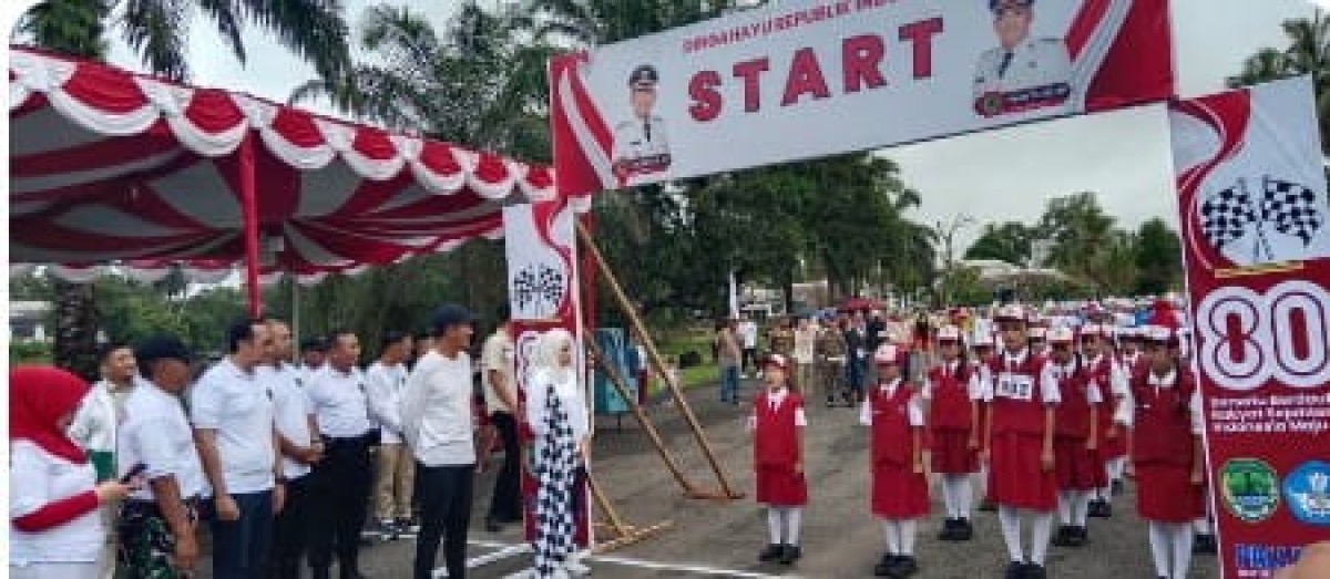Rayakan HUT ke-80 RI, Pemkab PALI Gelar Karnaval