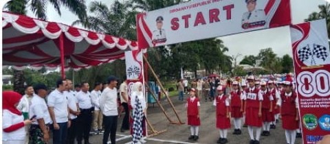 Rayakan HUT ke-80 RI, Pemkab PALI Gelar Karnaval