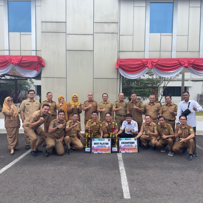 Tim Futsal Setda Muba FC Raih Juara 1 Turnamen Sahabat Keripik Shafa Futsal 2025