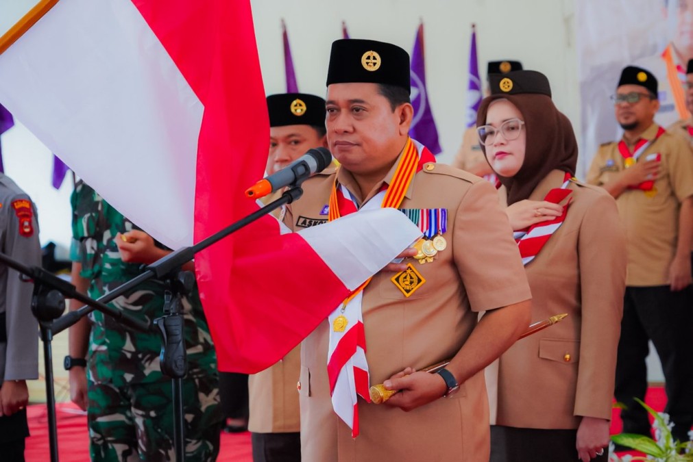 Askolani Jabat Mabincab Kwartir Cabang Gerakan Pramuka Kabupaten Banyuasin