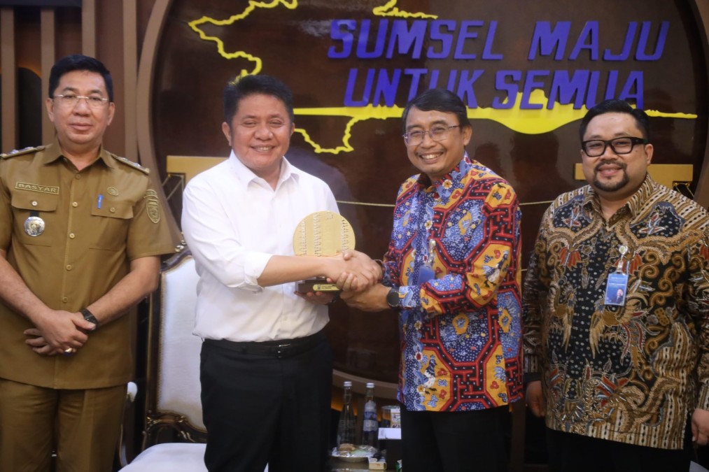 Gubernur Herman Deru Sambut Dirut Baru Pusri, Dorong Sinergi untuk Sejahterakan Petani Sumsel