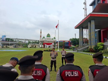Polda Sumsel Gelar Apel Keberangkatan Patroli Skala Besar