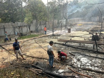 Kebakaran Sumur Minyak Tradisional di Kaliberau, Lima Orang Alami Luka Bakar