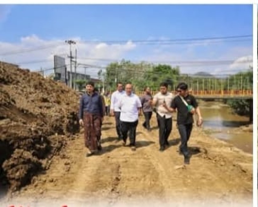 Mas Ipin Bersama BBWS Tinjau Normalisasi Sungai Upaya Cegah Banjir