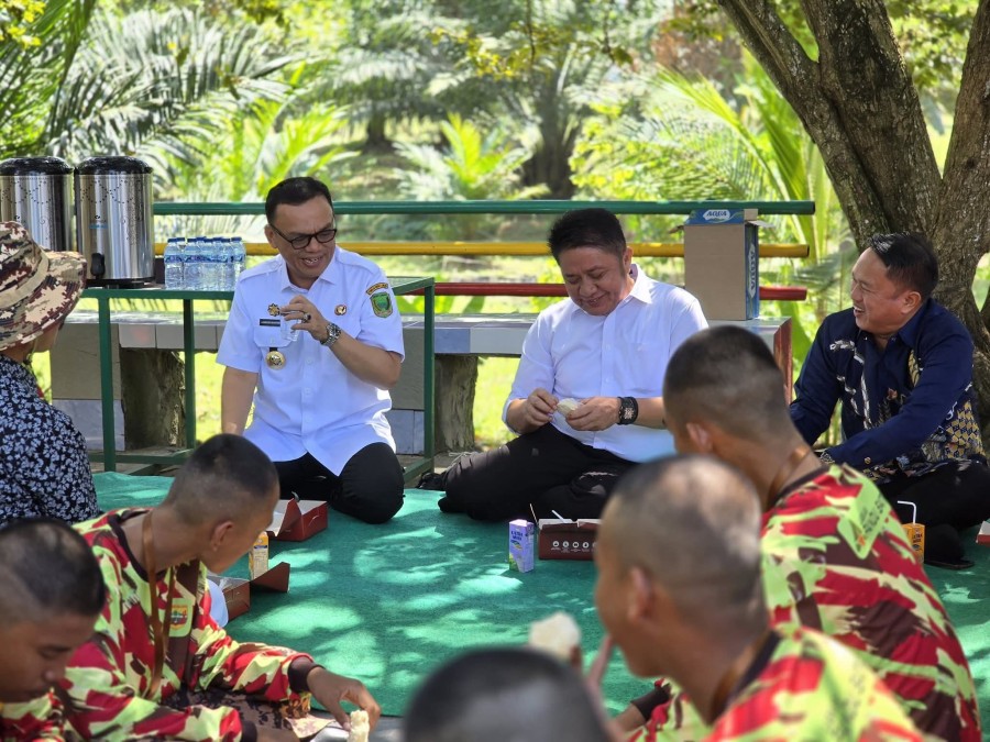 Gubernur Sumsel dan Bupati Empat Lawang Kunjungi Retret Laskar Pandu Satria