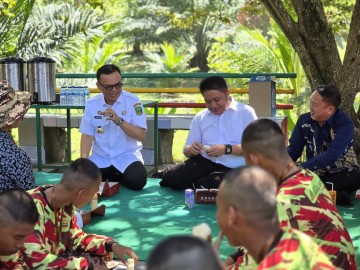 Gubernur Sumsel dan Bupati Empat Lawang Kunjungi Retret Laskar Pandu Satria