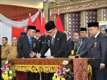 Bupati Empat Lawang Hadiri Penandatanganan Kesepakatan Bersama dengan Pengadilan Agama