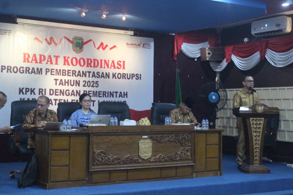 Bupati Empat Lawang Hadiri Rakor Pemberantasan Korupsi Terintegrasi 2025