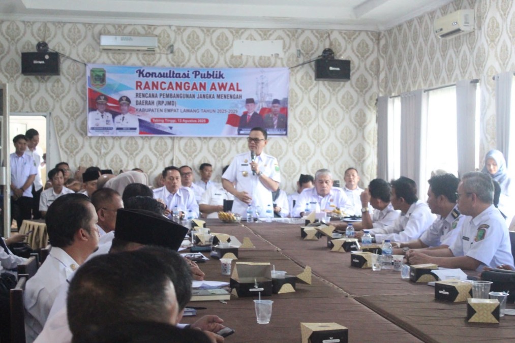 Bupati Empat Lawang Pimpin Rapat Ranwal RPJMD, Tegaskan Pentingnya Visi Bersama