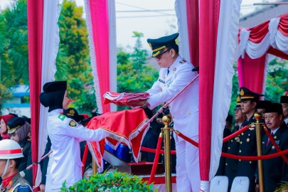 Bupati Empat Lawang Pimpin Upacara HUT RI ke-80 dengan Khidmat