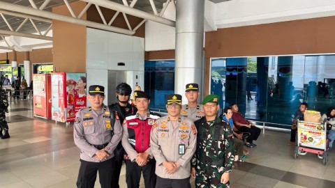 Polda Sumsel dan TNI Gelar Patroli Skala Besar Jaga Kamtibmas Palembang