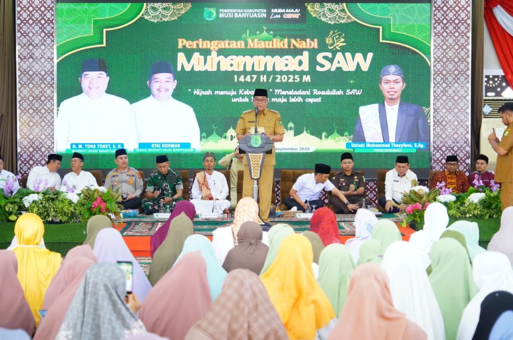 Pemkab Muba Gelar Peringatan Maulid Nabi Muhammad SAW 1447 H