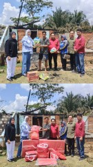 Ringankan Beban Korban Kebakaran, Bupati Asgianto Salurkan Bantuan Melalui Dinsos