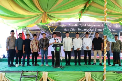 Dzikir Kebangsaan di Pedamaran Timur, Herman Deru Ingatkan Toleransi dan Cinta Tanah Air