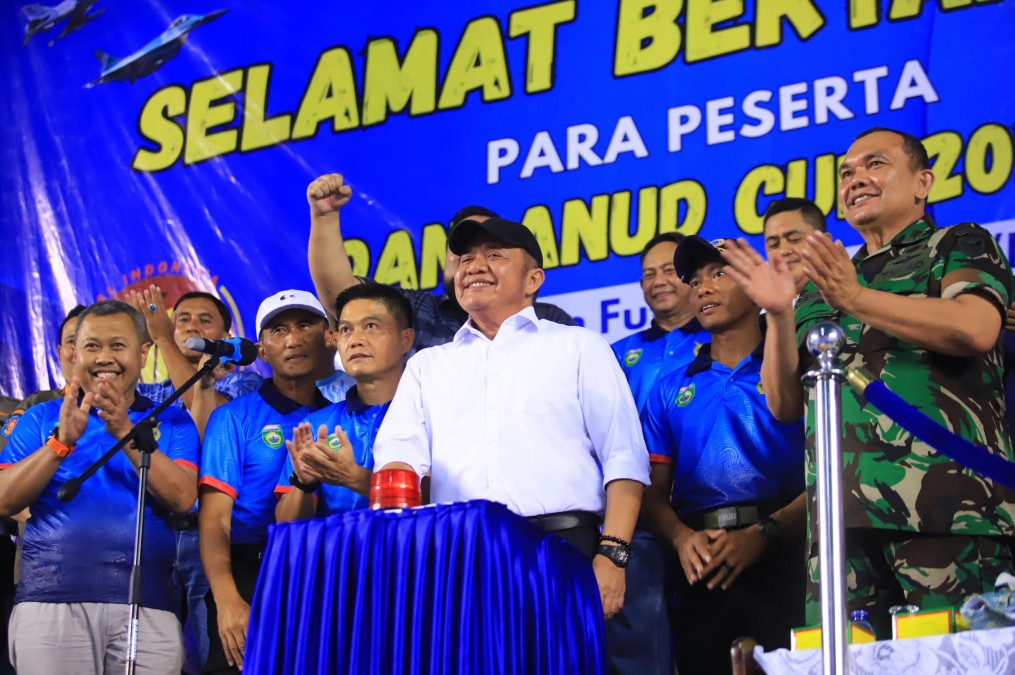 HUT ke-80 TNI, Gubernur Herman Deru Dorong Generasi Muda Tumbuhkan Jiwa Sportif Lewat Futsal