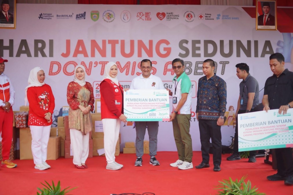 YJI Sumsel Gandeng PKK dan DWP Ajak Masyarakat Hidup Sehat Lewat Peringatan World Heart Day