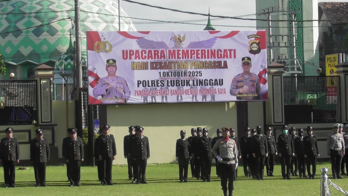 Polres Lubuk Linggau Gelar Upacara Hari Kesaktian Pancasila dengan Khidmat