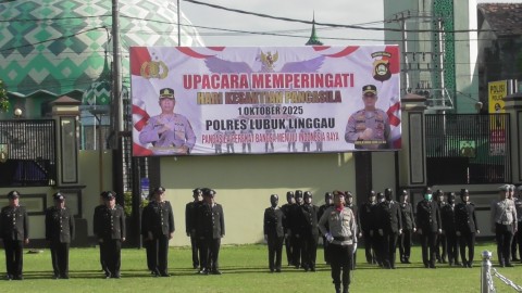Polres Lubuk Linggau Gelar Upacara Hari Kesaktian Pancasila dengan Khidmat