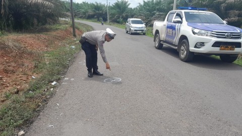 Pemotor Tewas Usai Tabrakan dengan Truk Box di Jalan Sekayu–Sungai Lilin, Muba