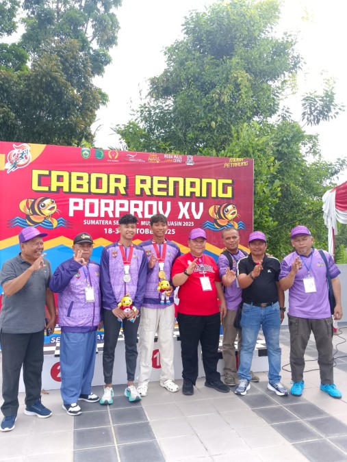 Jelang Pembukaan PORPROV XV Muba, Cabor Renang Musi Rawas Raih 2 Emas, 4 Perak