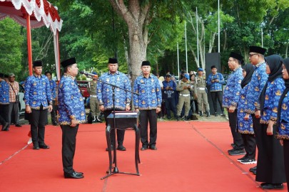 Bupati Askolani Lantik 17 Pejabat Eselon II Banyuasin, Tegaskan Jabatan Adalah Amanah