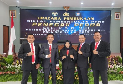 Lima Anggota Satpol PP PALI Ikuti Diklat PPNS di Lemdiklat Polri Bogor