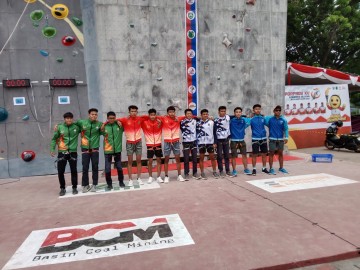 Panjat Tebing OKI Sumbang Perunggu di Porprov XV Sumsel, KONI Optimistis Tembus Lima Besar