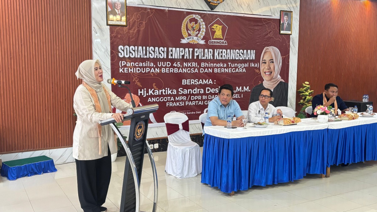 Anggota DPR RI Hj. Kartika Sandra Desi Sosialisasikan Empat Pilar Kebangsaan di Lapas Banyuasin