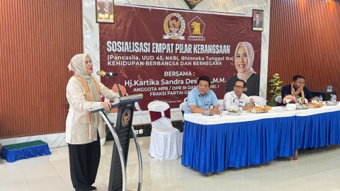 Anggota DPR RI Hj. Kartika Sandra Desi Sosialisasikan Empat Pilar Kebangsaan di Lapas Banyuasin