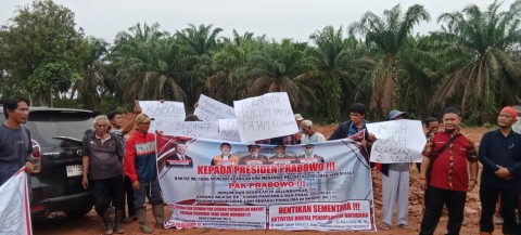 Puluhan warga Geruduk Lahan Tambang Batu Bara Pt. APE, Dampak Senggeta Klaim Lahan warga dijual PT Sepakat Siantar