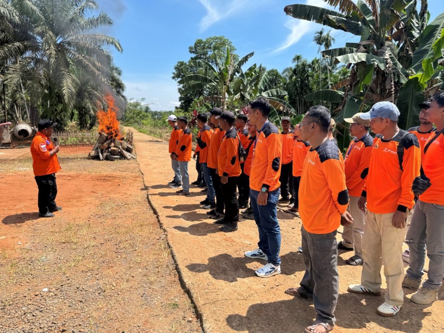 PHE Jambi Merang dan BPBD Tanjabtim Latih Warga Geragai Cegah Karhutla Lewat Program Desa Lestari Berdikari