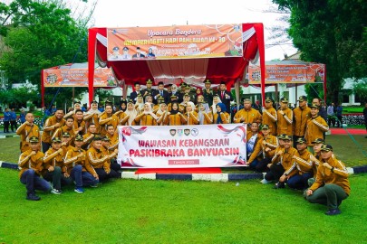 Bupati Askolani Lepas Kontingen Paskibraka Banyuasin Ikuti Wawasan Nusantara di Akmil Magelang