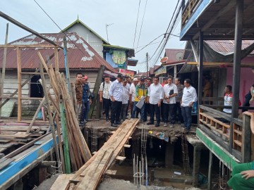 Bertahap, Bupati Banyuasin Wujudkan Infrastruktur Jalan Bagus di Sungsang