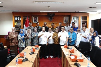 Perkuat Sinergi Pusat Dan Daerah, Wabup Netta Bersama Aswakada Audiensi Dengan Wamendagri