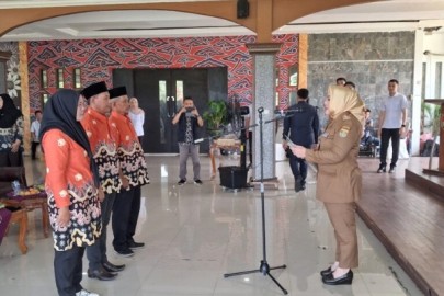 Bupati Ratna Machmud Kukuhkan Pengurus KTNA Musi Rawas 2025–2030 dan Lepas Kontingen PEDA XVI