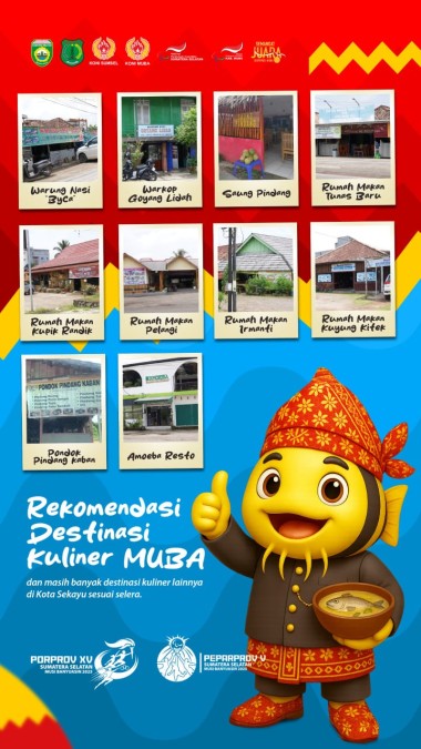 Porprov XV Sumsel 2025 Suguhkan Kuliner Khas Sekayu untuk Pengunjung