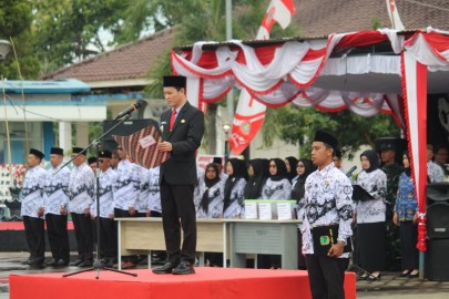 Upacara HUT ke-80 PGRI dan Hari Guru Nasional 2025 Digelar Khidmat di Empat Lawang