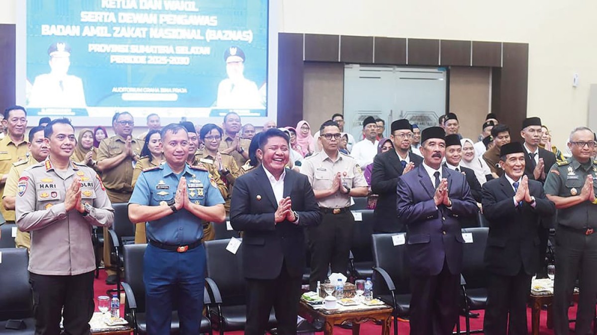 Herman Deru Tantang Baznas Sumsel Tingkatkan Zakat hingga 1.000 Persen