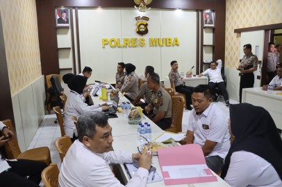 Tim Itwasda Polda Sumsel Laksanakan Verifikasi di Polres Musi Banyuasin Terkait Mutasi Kapolres