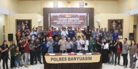Kapolres Banyuasin Ajak Insan Pers dan Ormas Bersinergi Ciptakan Kamtibmas Kondusif