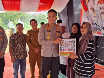 Kunjungi Polsek Lais, Kapolres Muba Tekankan Pemberantasan Narkoba dan Larang Musik Remix