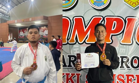 Pegawai Lapas Kelas IIA Banyuasin Raih Juara 1 Kejuaraan Provinsi Karate KKI Sumatera Selatan