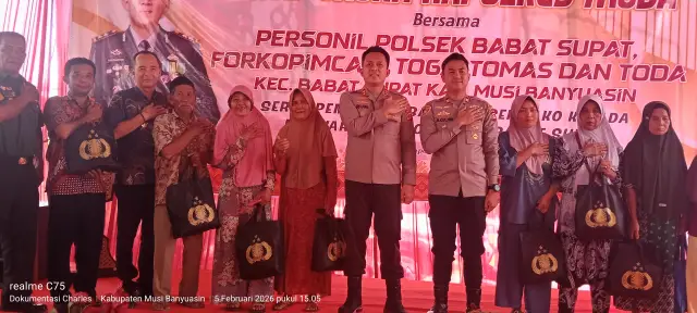 Kunker ke Babat Supat, Kapolres Muba Tekankan Bahaya Narkoba dan Judol